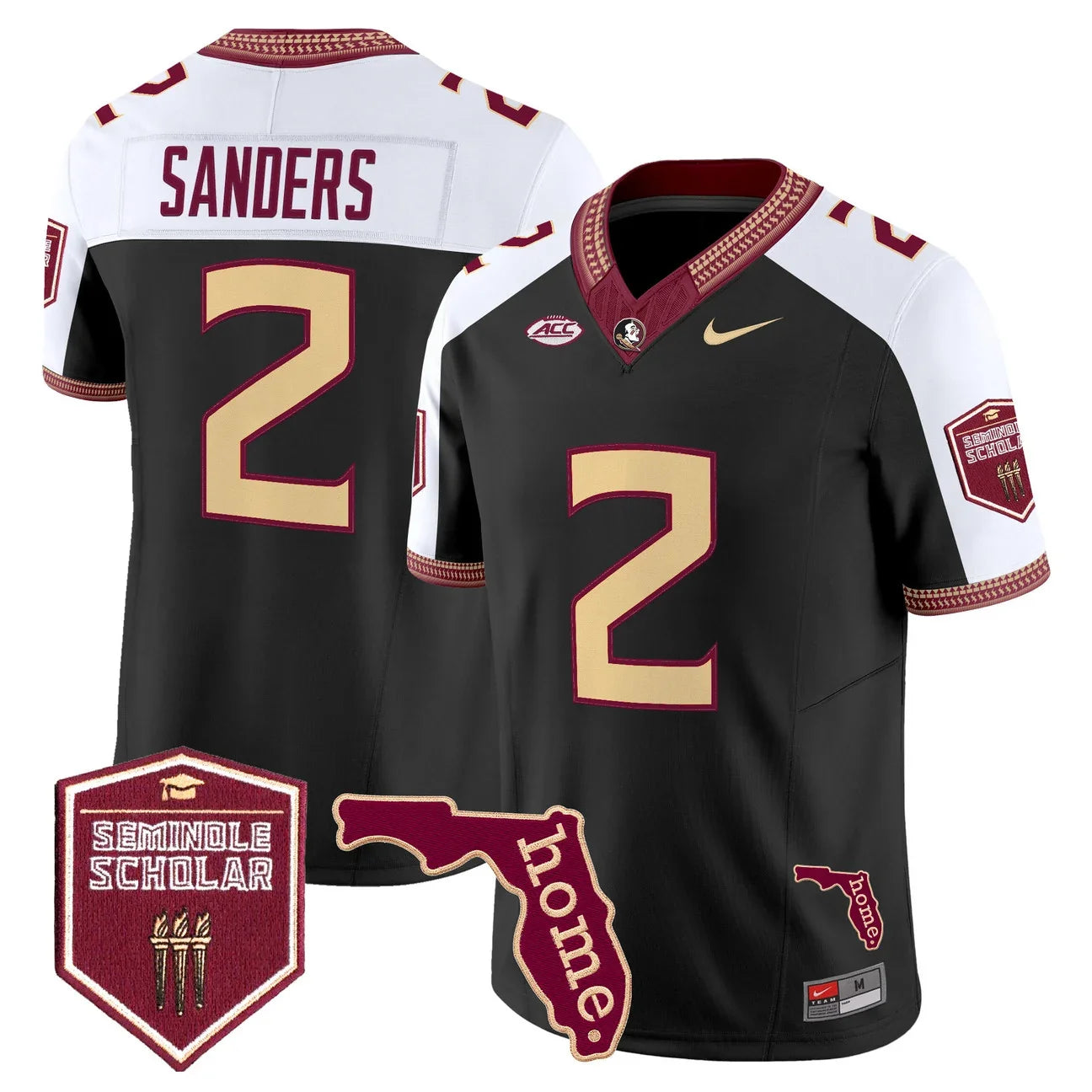 Men's Florida State Seminoles 2026 Seminole Scholar Patch Vapor Limited Jersey - All Stitched