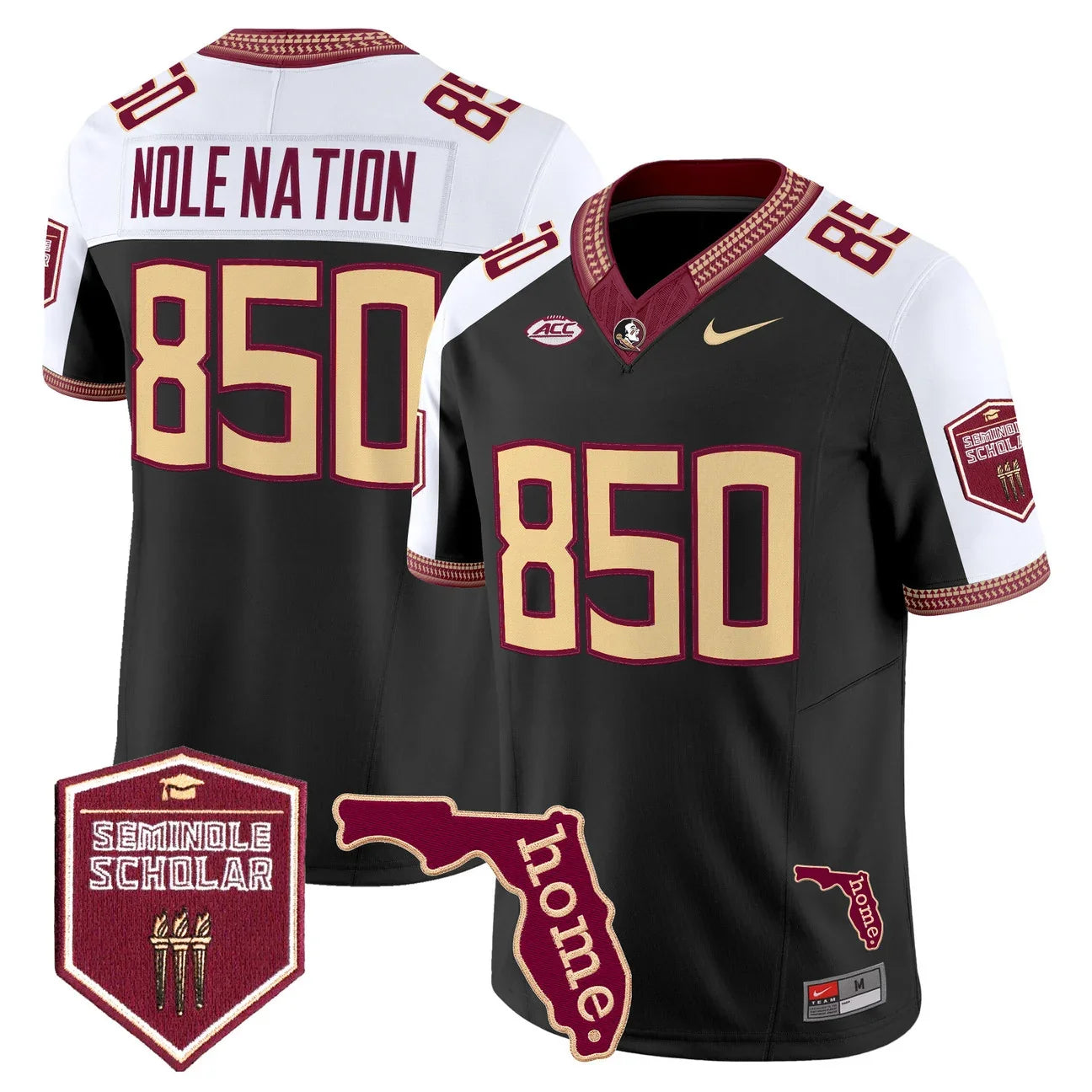 Men's Florida State Seminoles 2026 Seminole Scholar Patch Vapor Limited Jersey - All Stitched