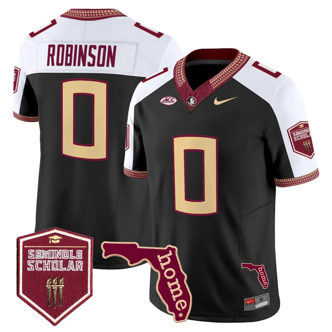 Men's Florida State Seminoles 2026 Seminole Scholar Patch Vapor Limited Jersey - All Stitched
