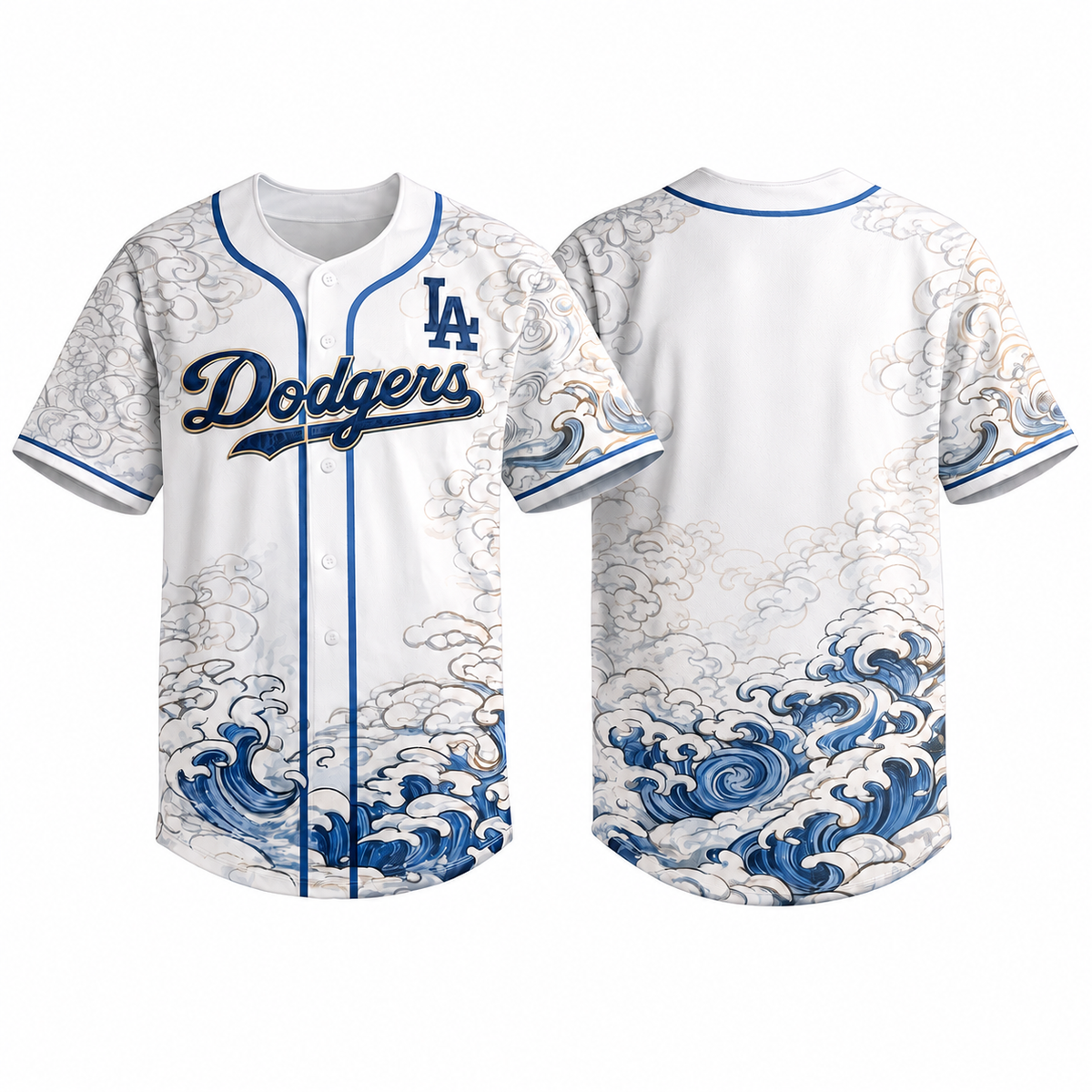 Mne's Los Angeles Wave Heritage Team Baseball Jersey
