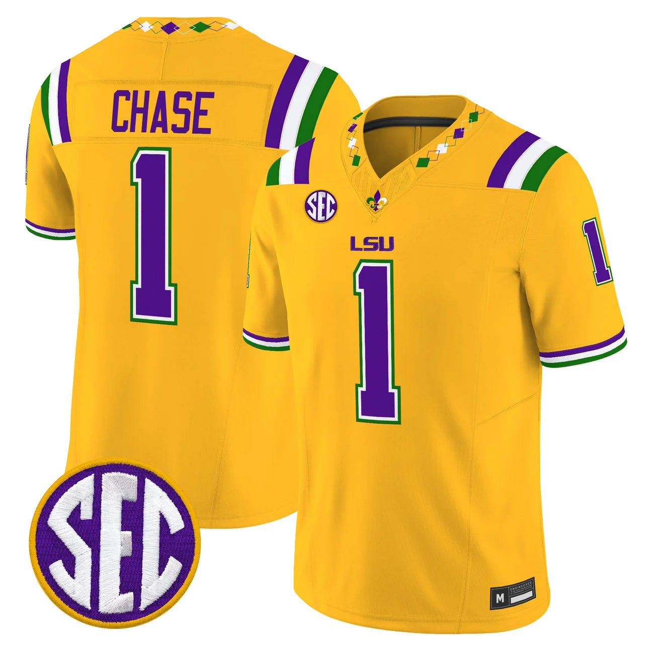 Men's LSU Tigers 2026 "Mardi Gras Edition'' Vapor Limited Jersey - All Stitched