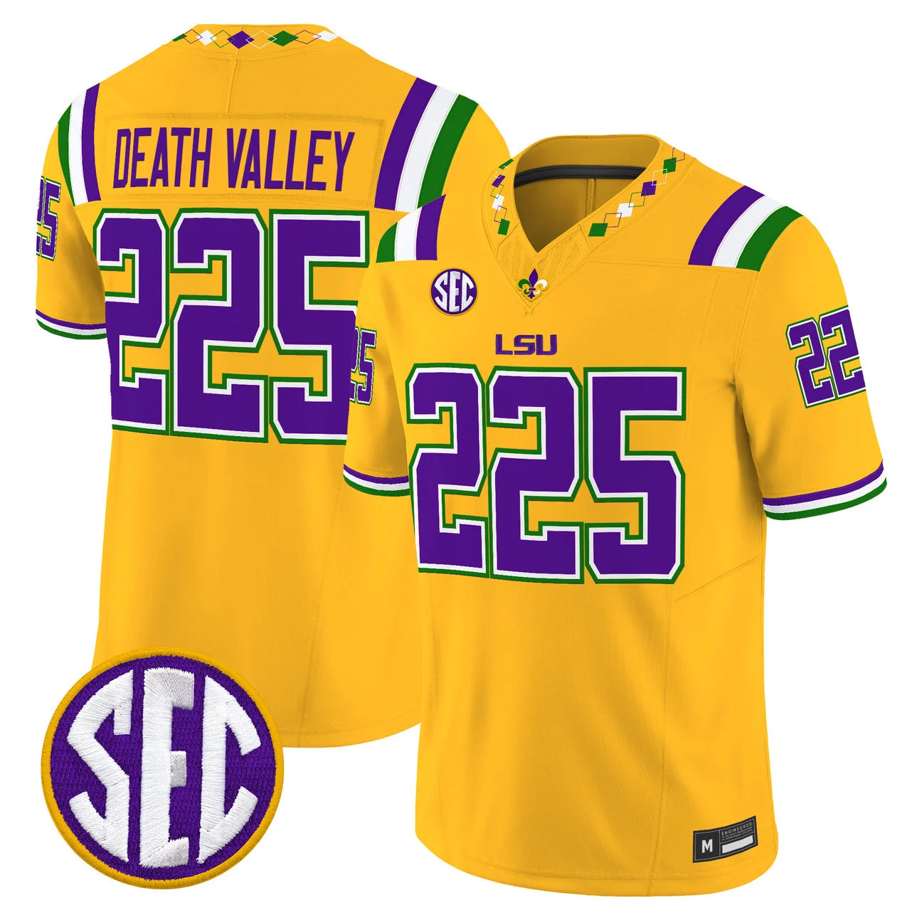 Men's LSU Tigers 2026 "Mardi Gras Edition'' Vapor Limited Jersey - All Stitched
