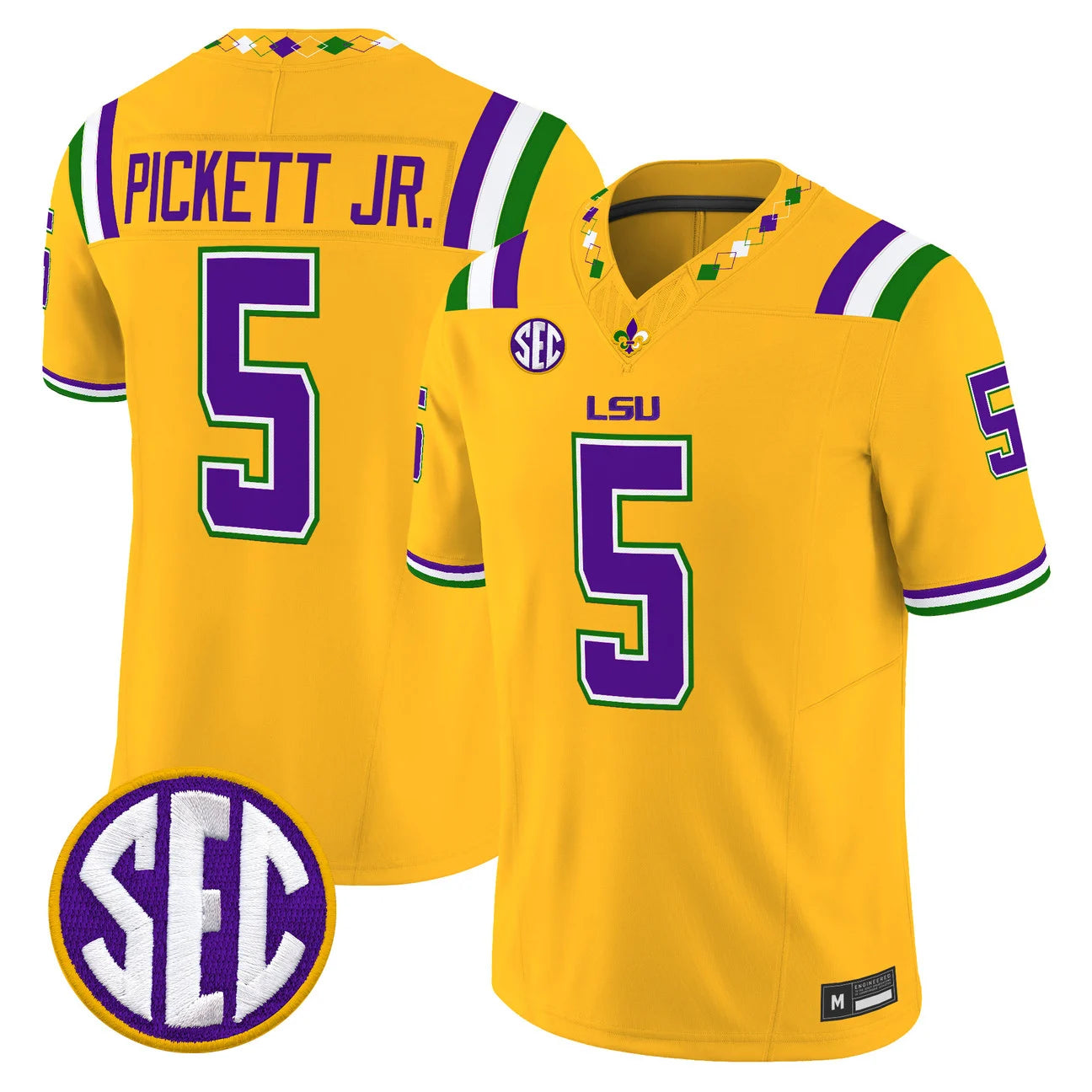 Men's LSU Tigers 2026 "Mardi Gras Edition'' Vapor Limited Jersey - All Stitched