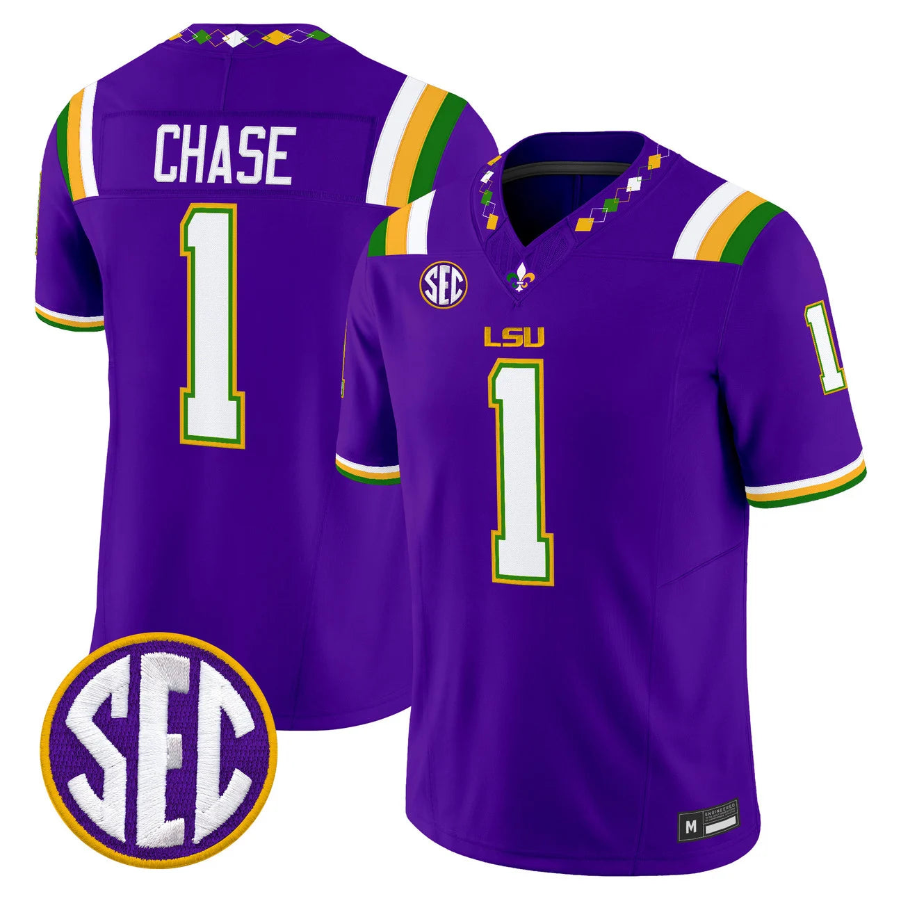 Men's LSU Tigers 2026 "Mardi Gras Edition'' Vapor Limited Jersey - All Stitched