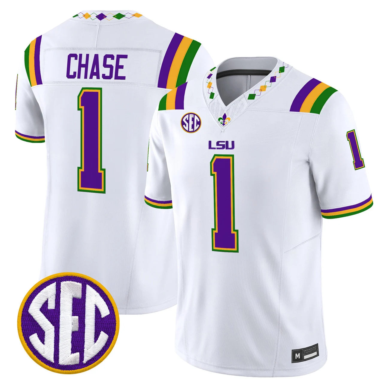 Men's LSU Tigers 2026 "Mardi Gras Edition'' Vapor Limited Jersey - All Stitched