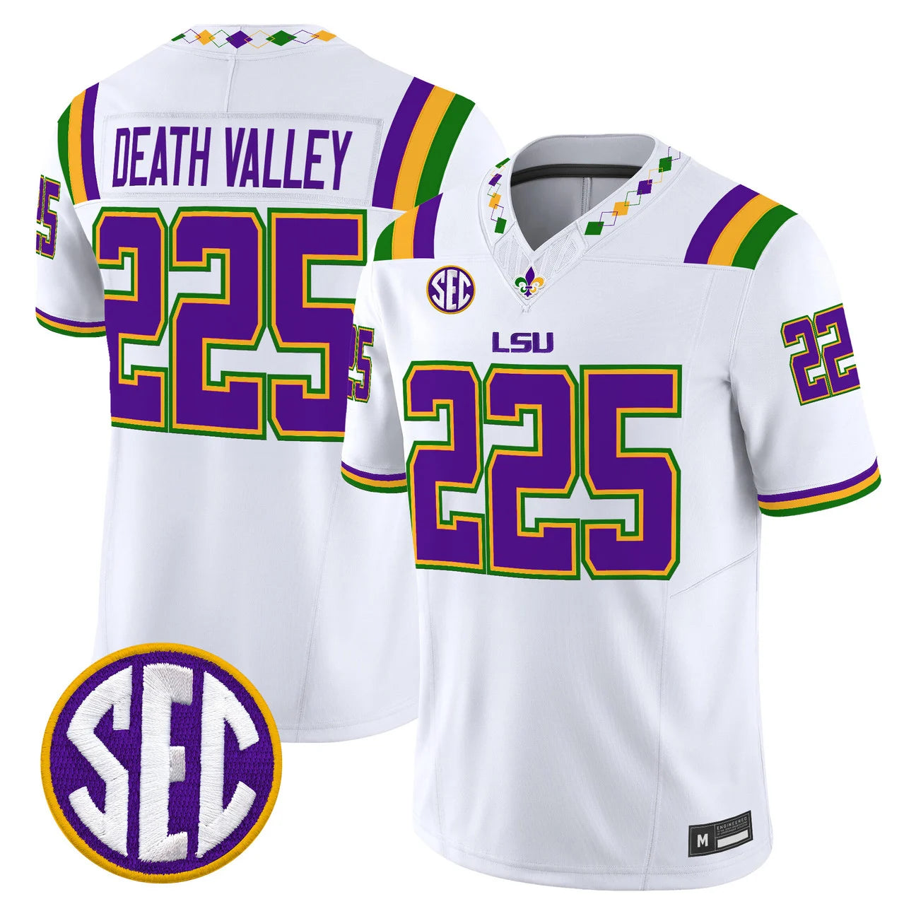 Men's LSU Tigers 2026 "Mardi Gras Edition'' Vapor Limited Jersey - All Stitched