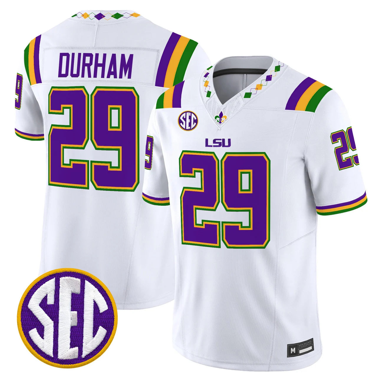 Men's LSU Tigers 2026 "Mardi Gras Edition'' Vapor Limited Jersey - All Stitched