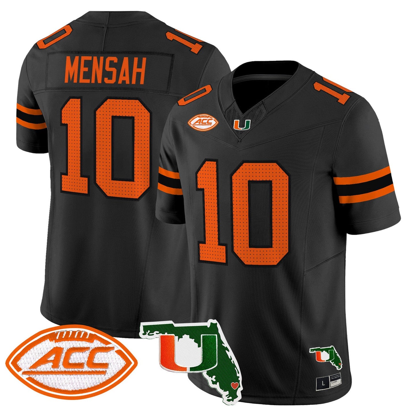Men's Miami Hurricanes 2026 Florida Patch Vapor Limited Jersey - All Stitched