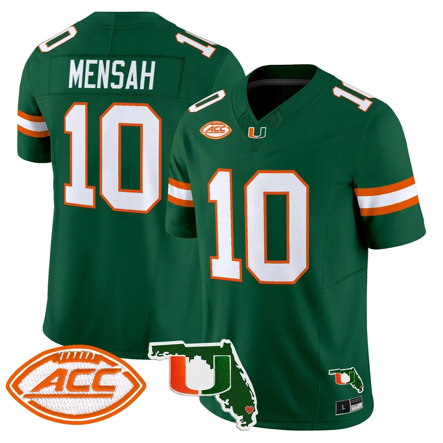 Men's Miami Hurricanes 2026 Florida Patch Vapor Limited Jersey - All Stitched