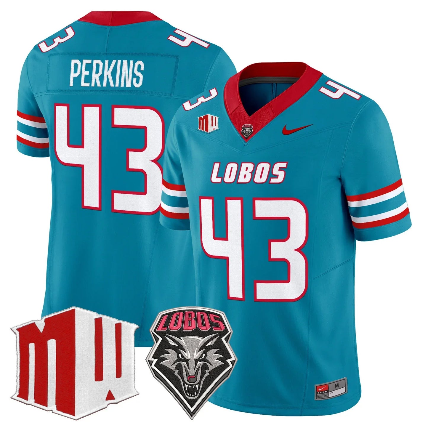 Men's New Mexico Lobos 2026 Turquoise Vapor Limited Jersey