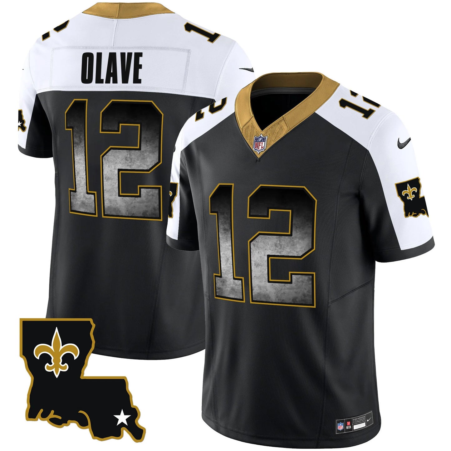 New Orleans Saints 1987 Legacy Arch Smoke Jersey