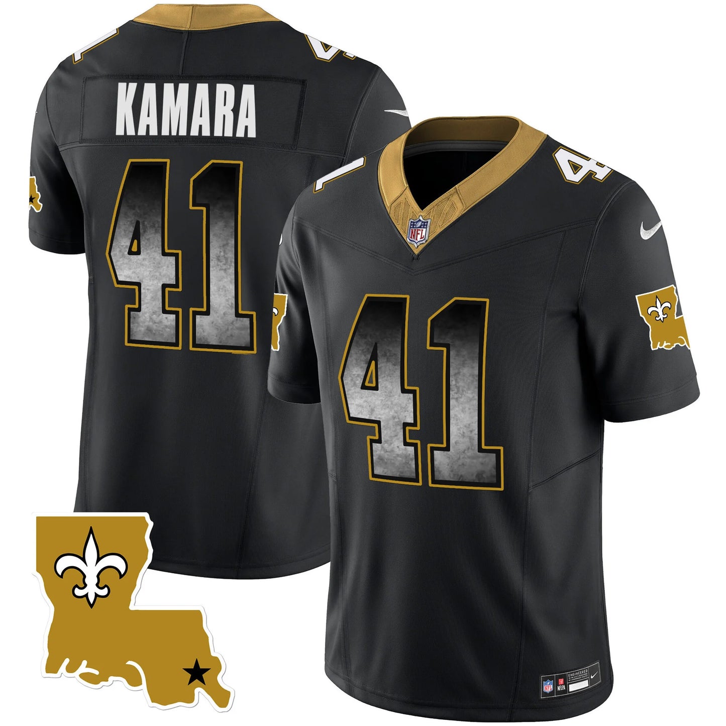 New Orleans Saints 1987 Legacy Throwback Jersey in Black