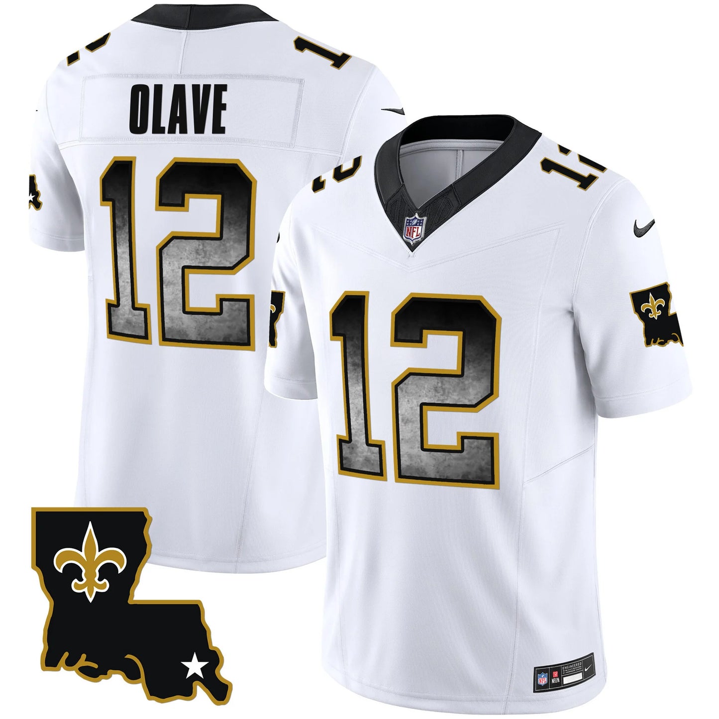 New Orleans Saints 1987 Legacy Throwback Jersey in White