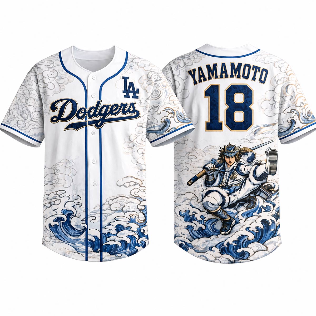 Men's Ohtani Samurai Anime Jersey – All Stitched
