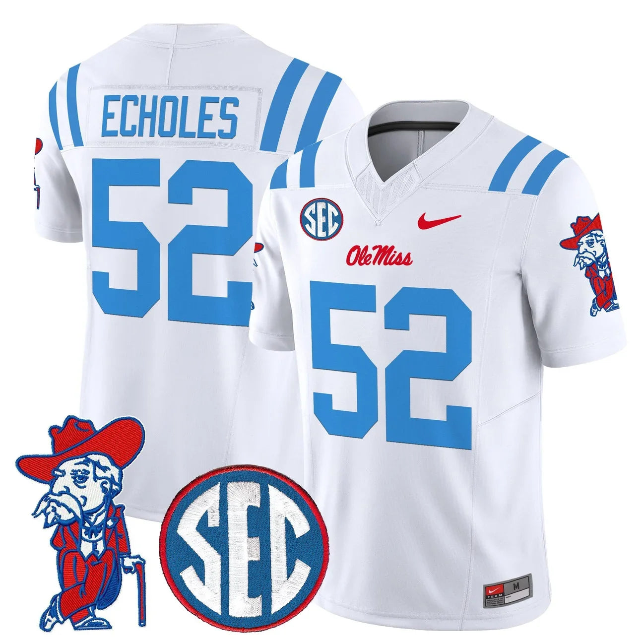 Men's Ole Miss Rebels 2026 Vapor Limited Jersey V2 - All Stitched