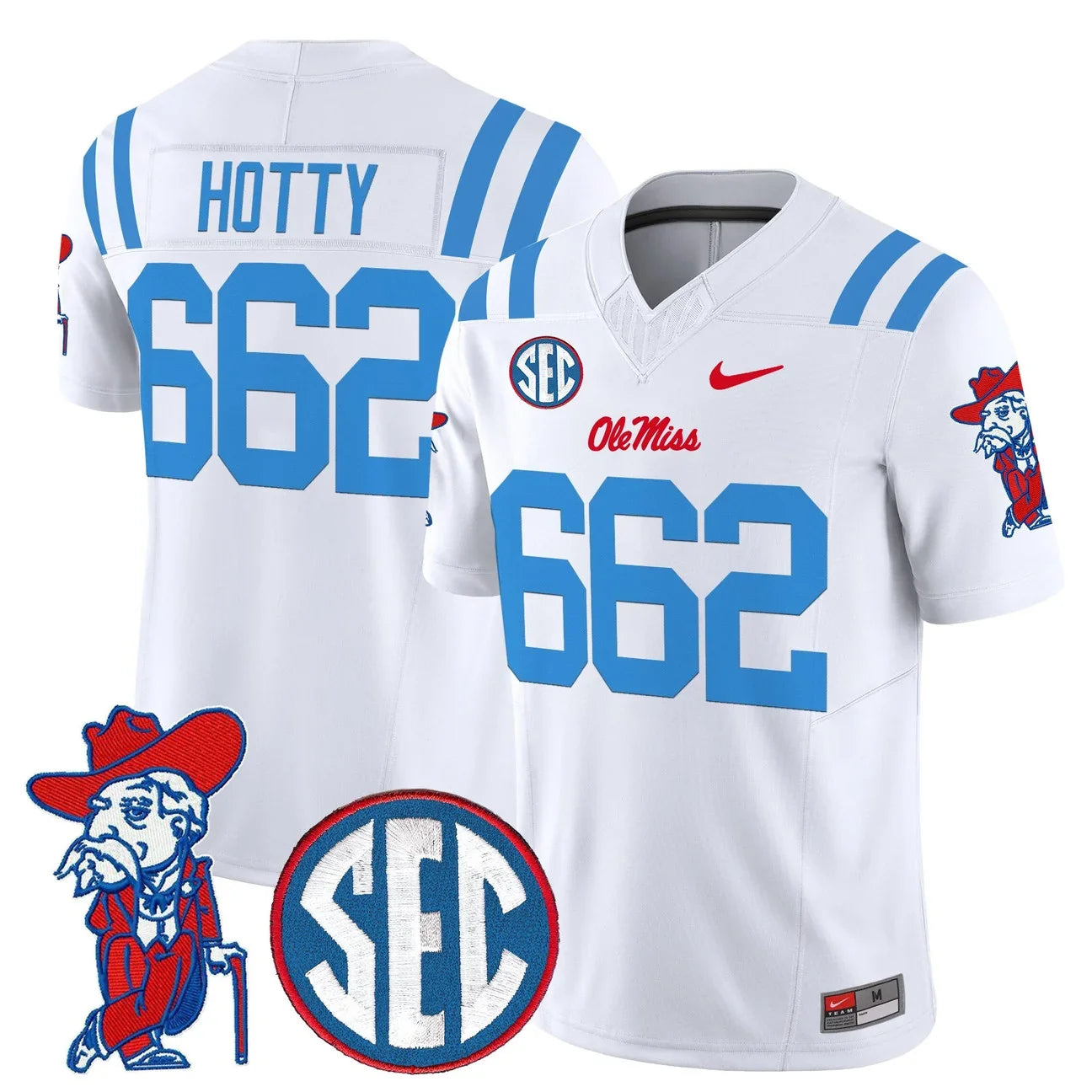 Men's Ole Miss Rebels 2026 Vapor Limited Jersey V2 - All Stitched