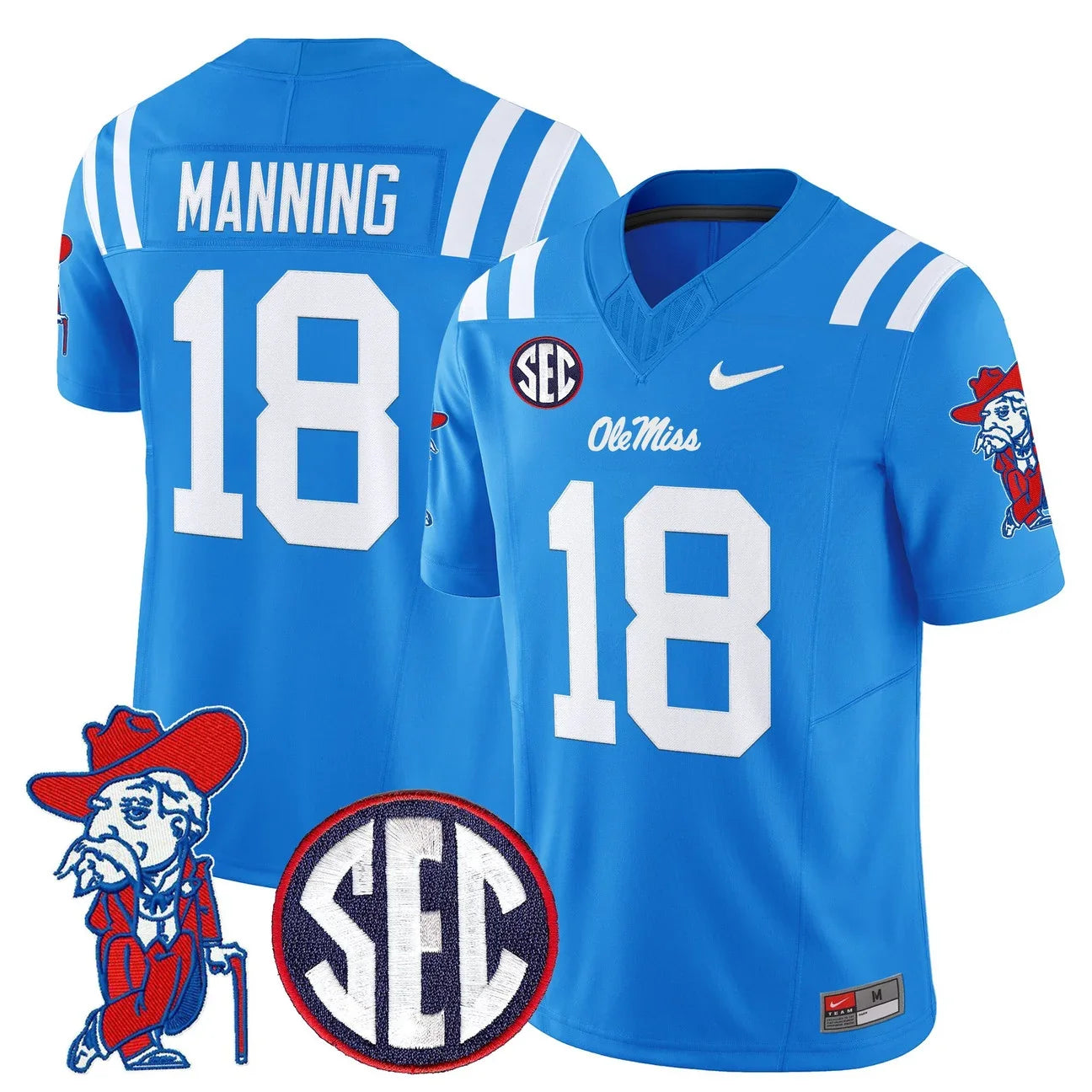 Men's Ole Miss Rebels 2026 Vapor Limited Jersey V2 - All Stitched