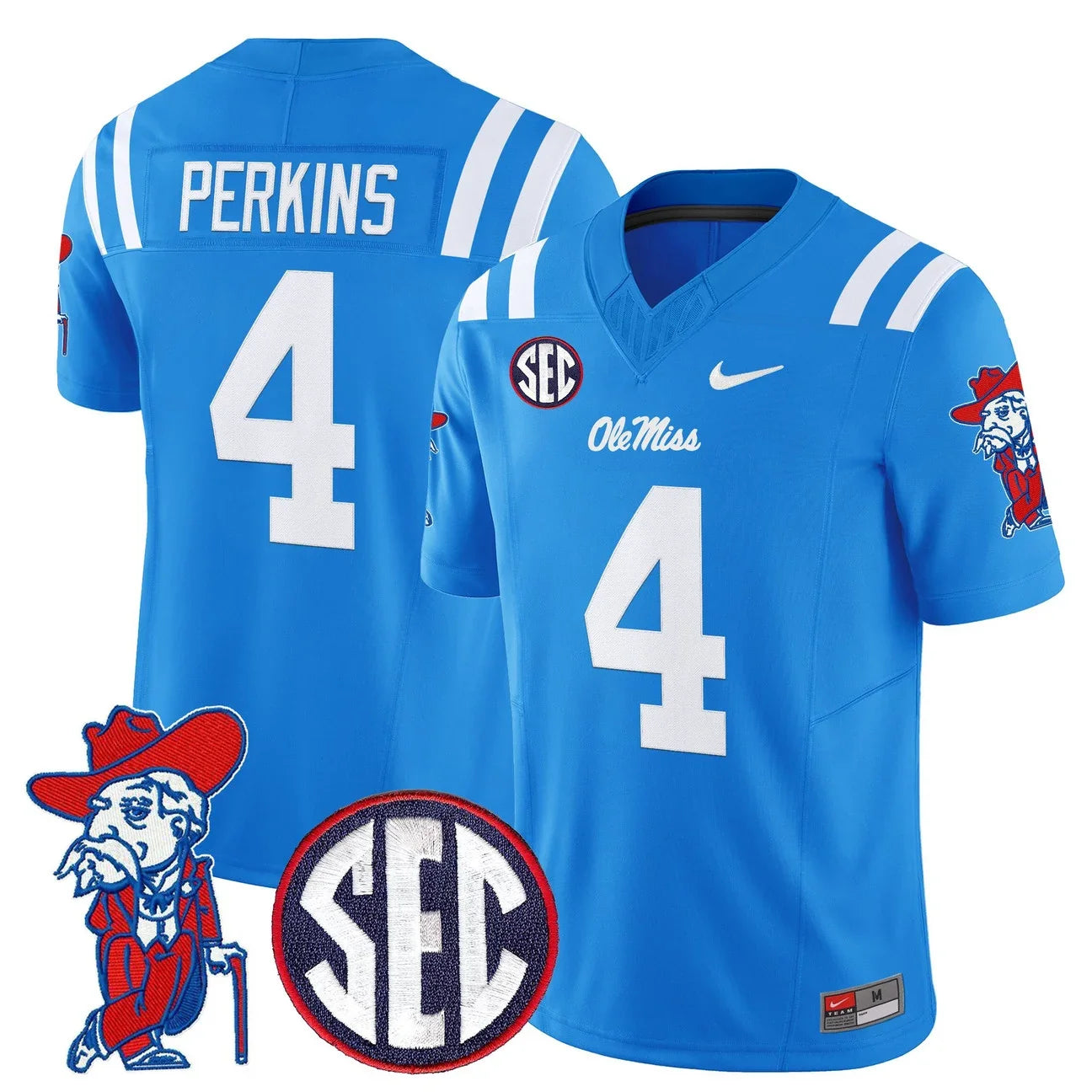 Men's Ole Miss Rebels 2026 Vapor Limited Jersey V2 - All Stitched