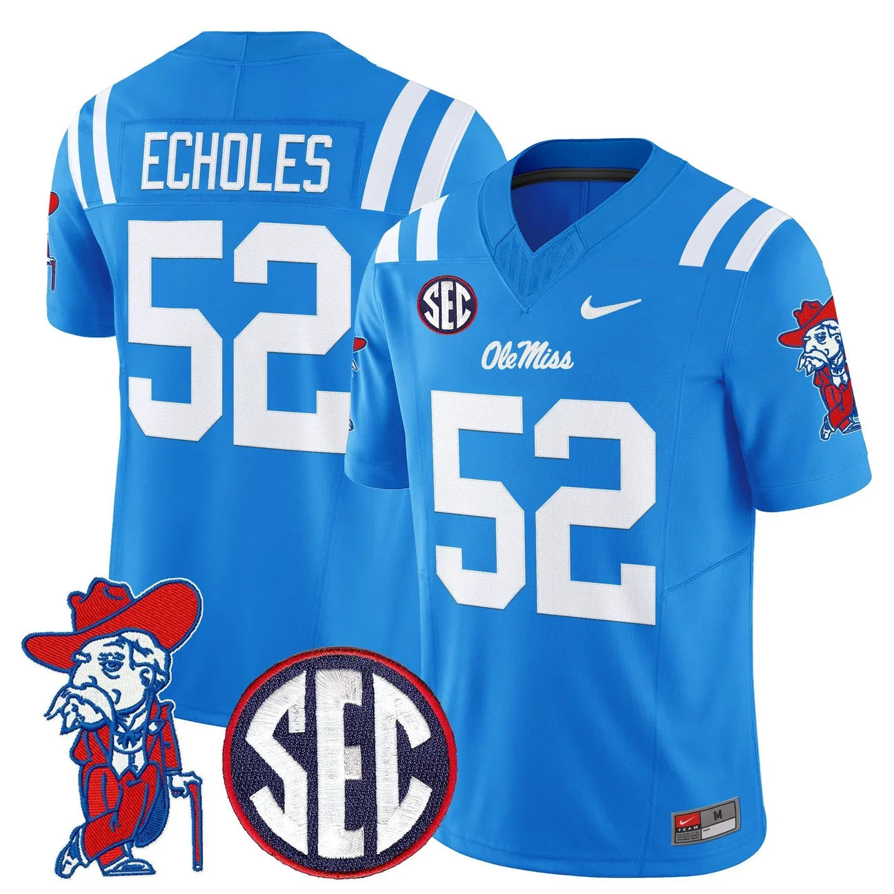 Men's Ole Miss Rebels 2026 Vapor Limited Jersey V2 - All Stitched