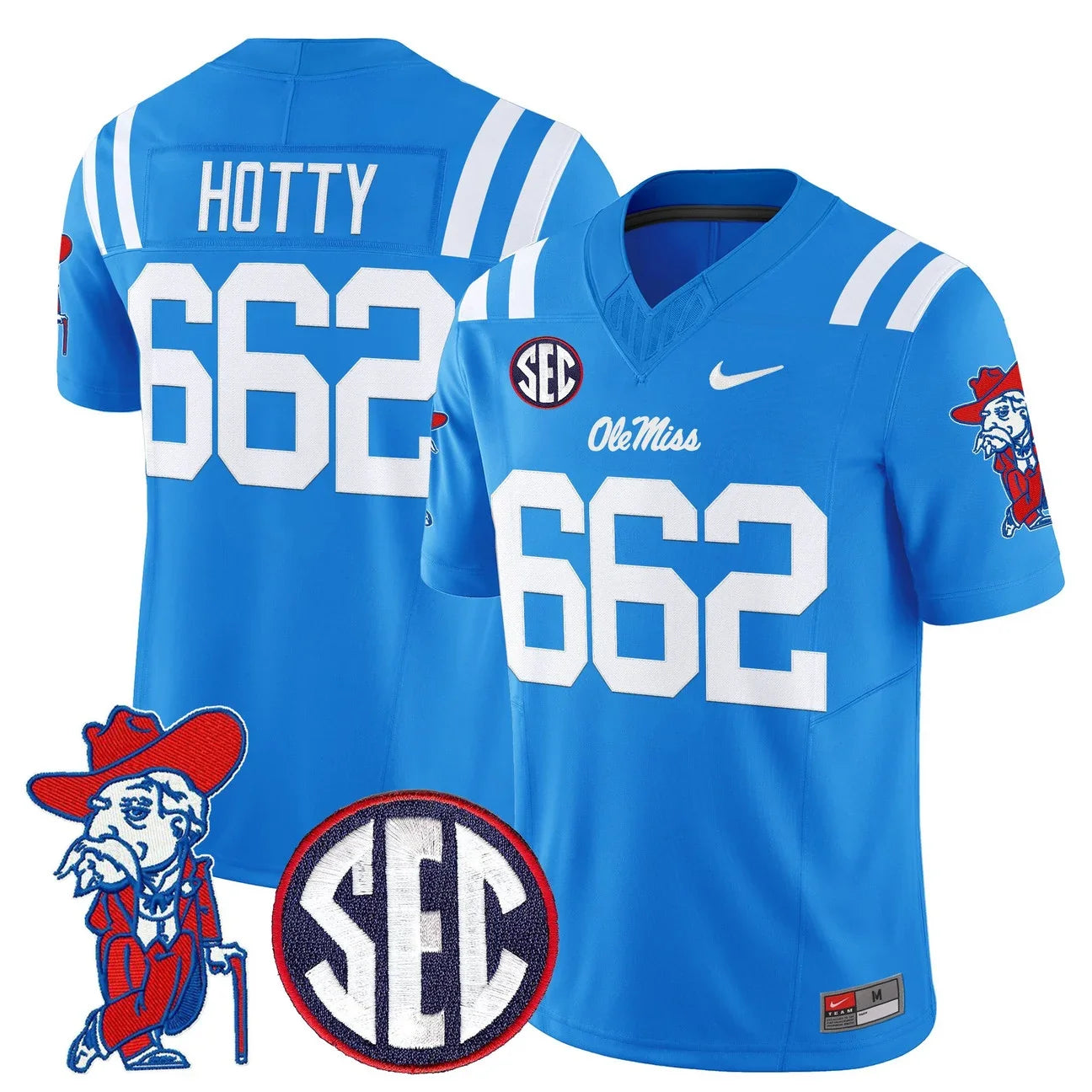 Men's Ole Miss Rebels 2026 Vapor Limited Jersey V2 - All Stitched