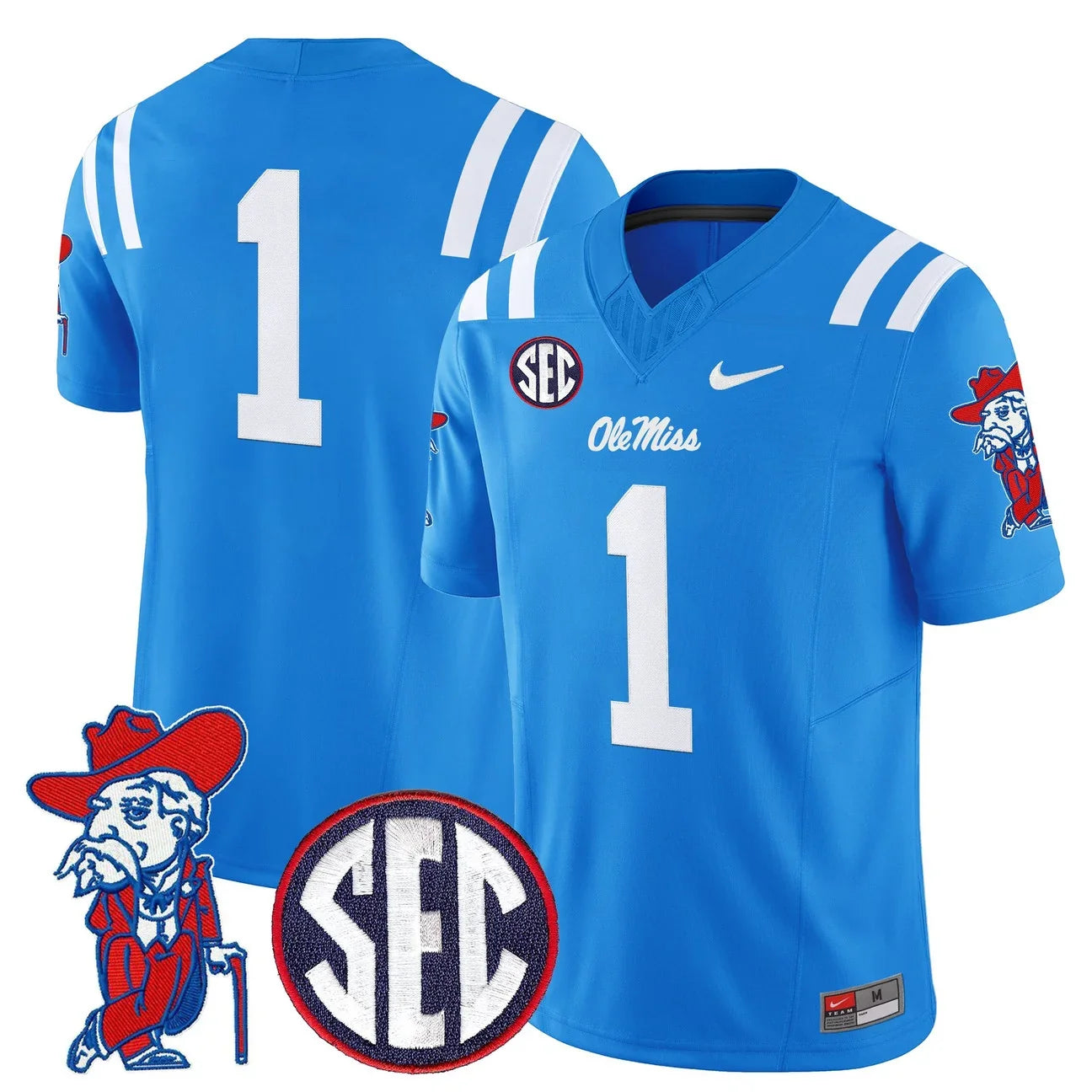 Men's Ole Miss Rebels 2026 Vapor Limited Jersey V2 - All Stitched