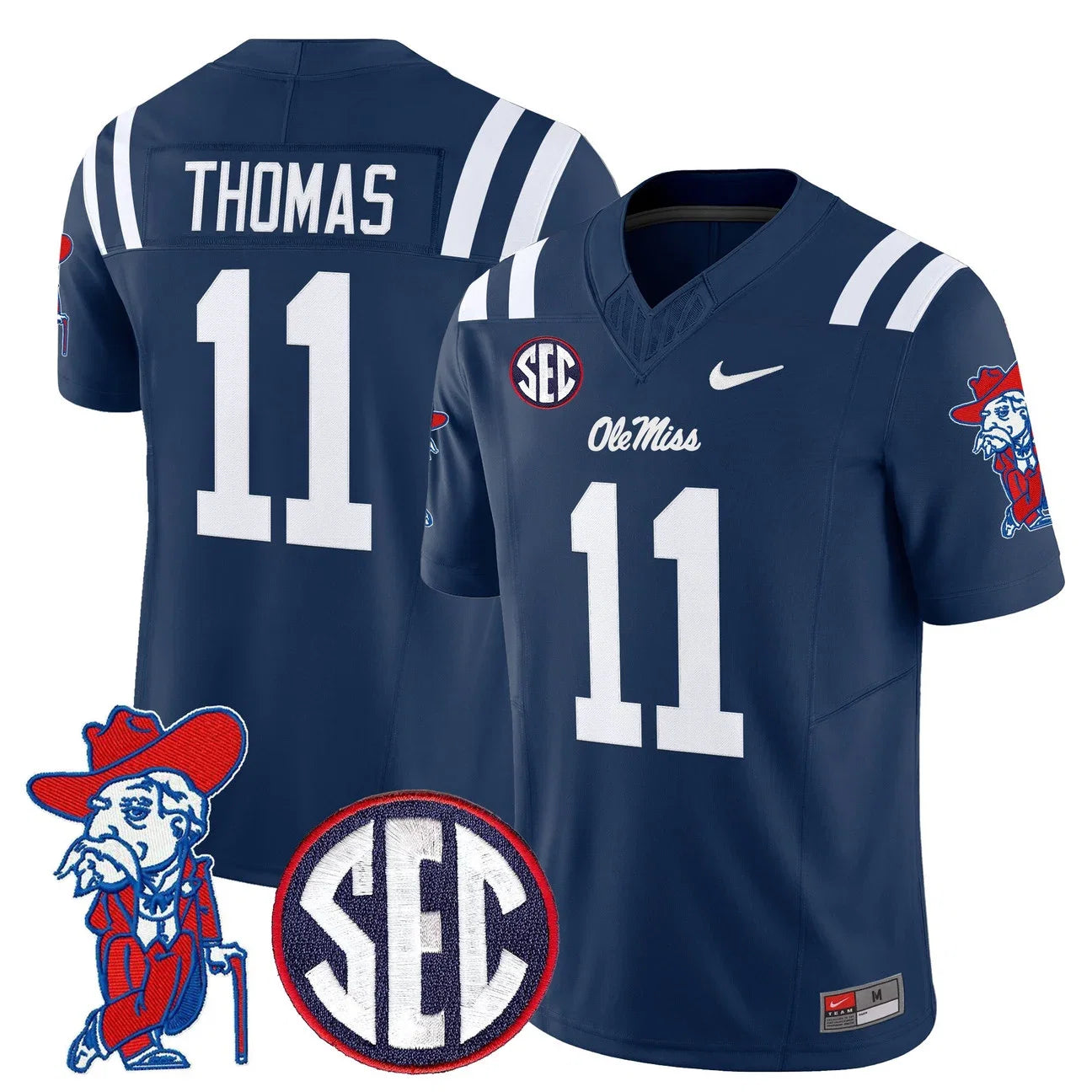 Men's Ole Miss Rebels 2026 Vapor Limited Jersey V2 - All Stitched