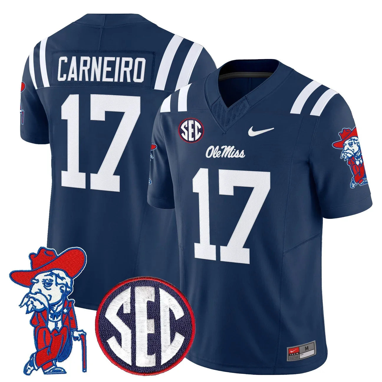 Men's Ole Miss Rebels 2026 Vapor Limited Jersey V2 - All Stitched