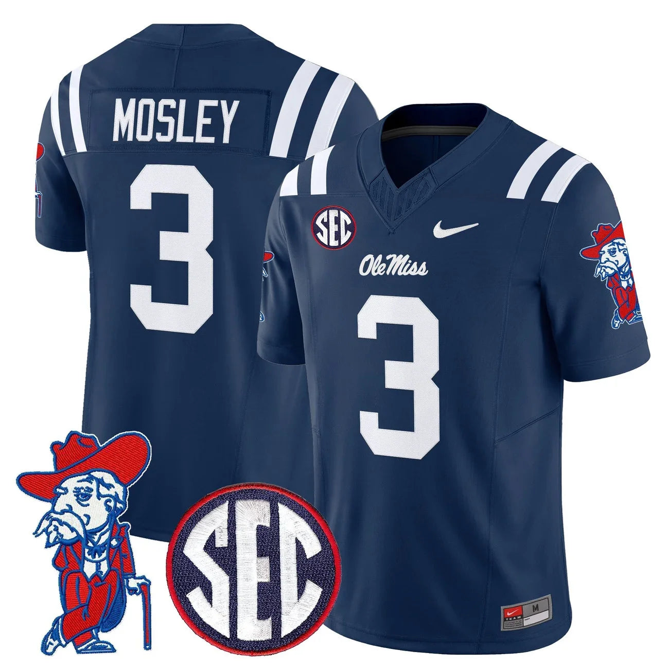 Ole Miss Rebels 2026 Vapor Limited Jersey in navy