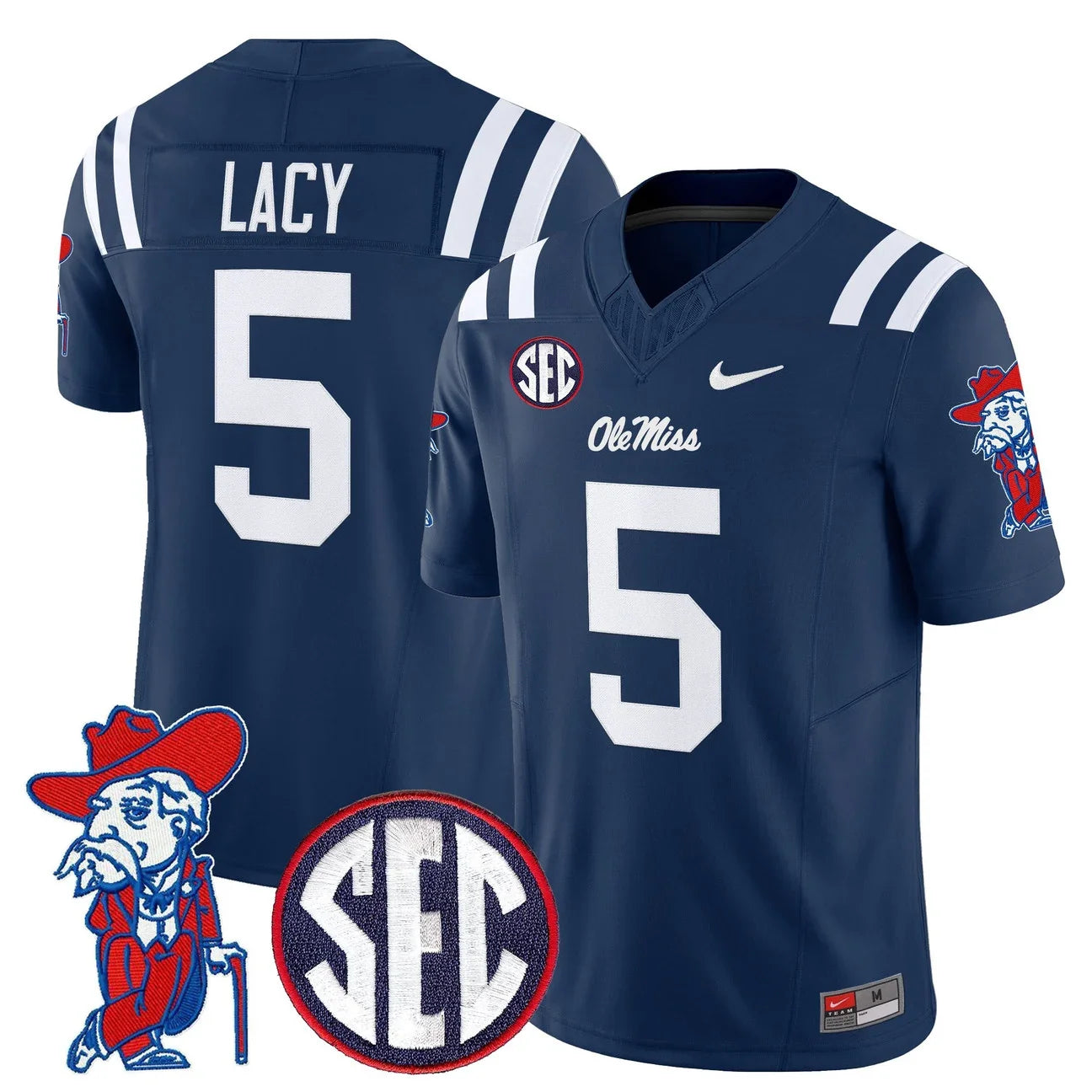 Men's Ole Miss Rebels 2026 Vapor Limited Jersey V2 - All Stitched