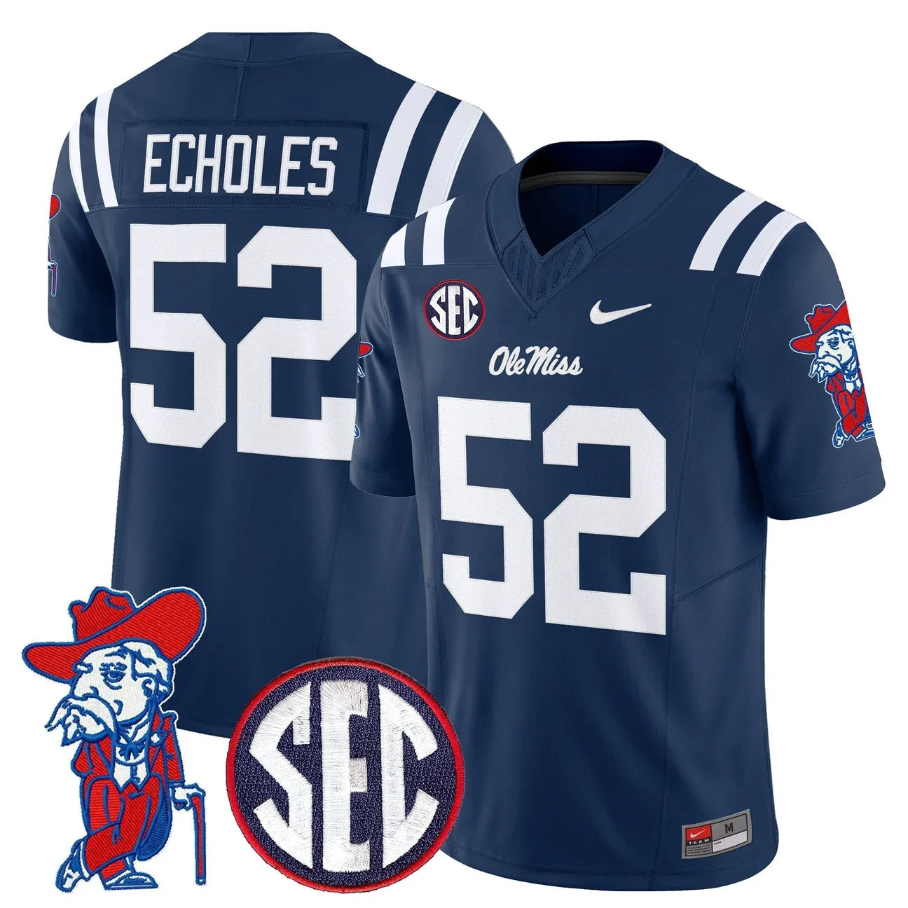 Men's Ole Miss Rebels 2026 Vapor Limited Jersey V2 - All Stitched