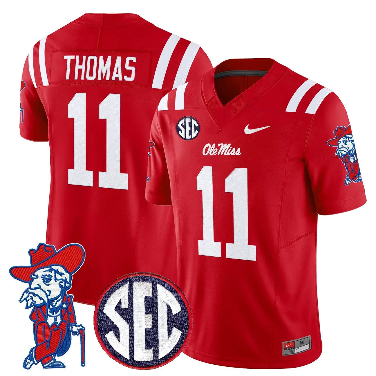 Men's Ole Miss Rebels 2026 Vapor Limited Jersey V2 - All Stitched
