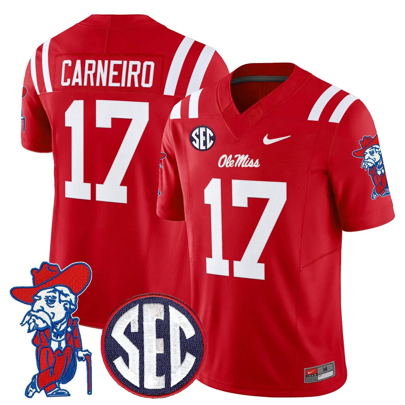 Men's Ole Miss Rebels 2026 Vapor Limited Jersey V2 - All Stitched