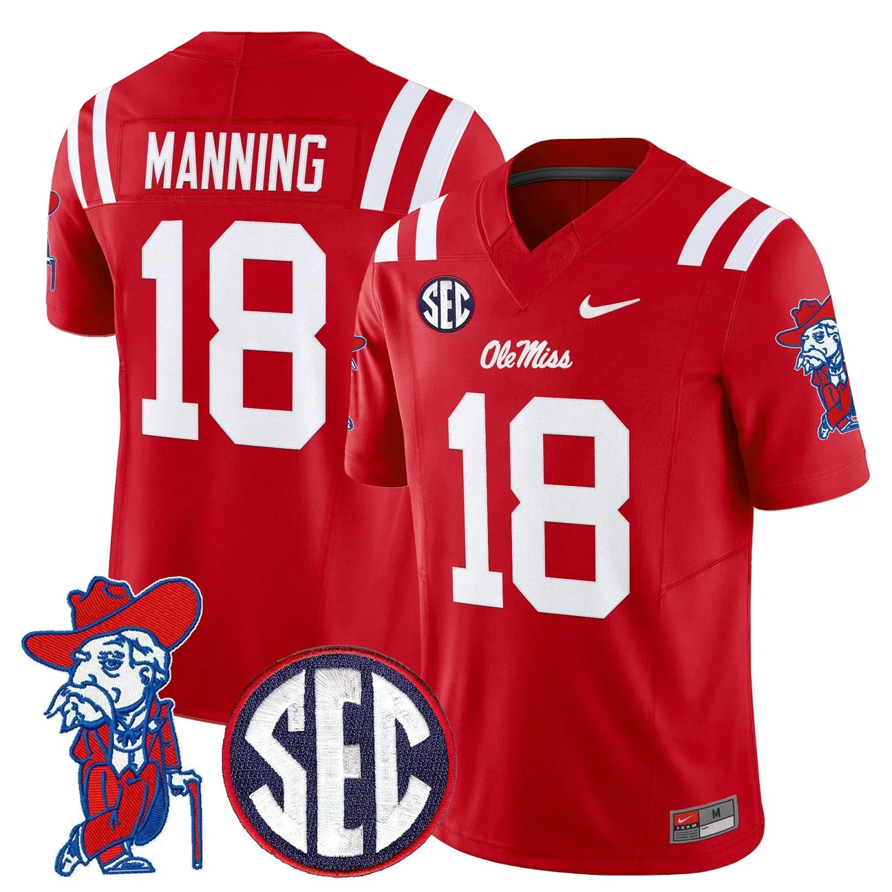 Men's Ole Miss Rebels 2026 Vapor Limited Jersey V2 - All Stitched