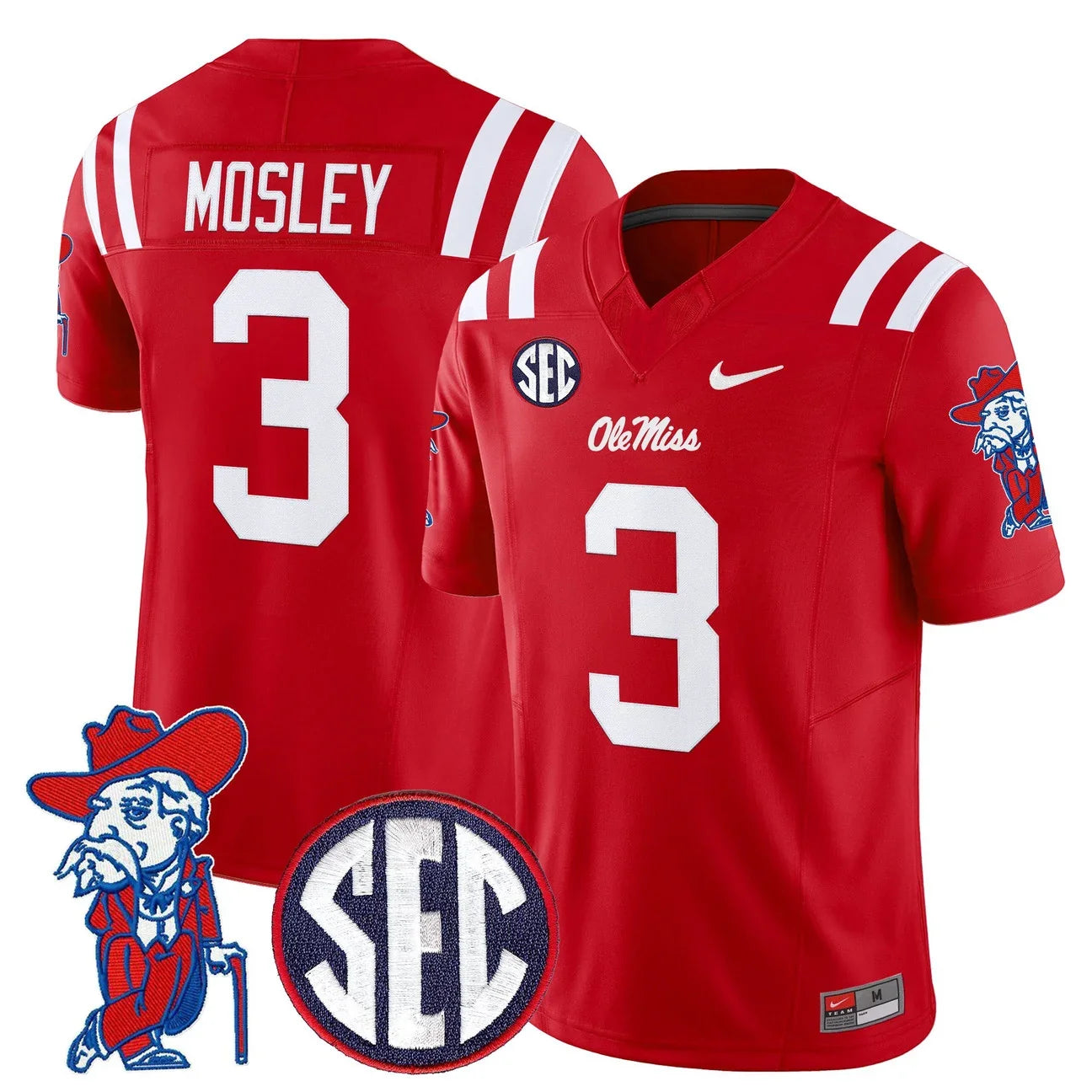 Ole Miss Rebels 2026 Vapor Limited Jersey in red