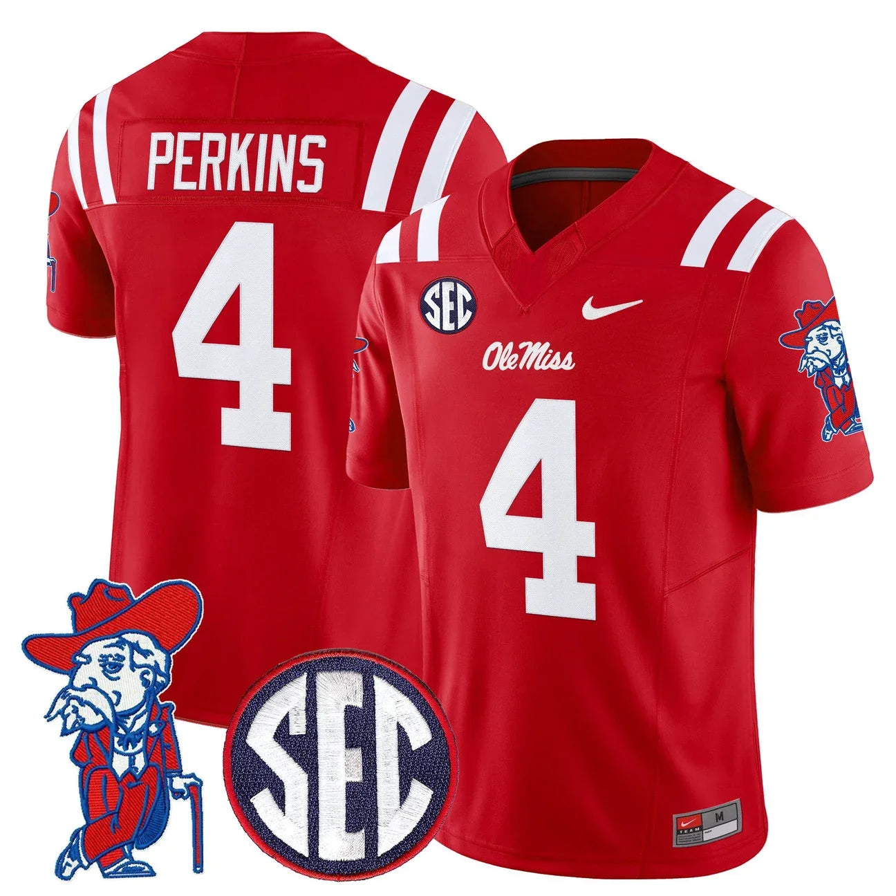Men's Ole Miss Rebels 2026 Vapor Limited Jersey V2 - All Stitched