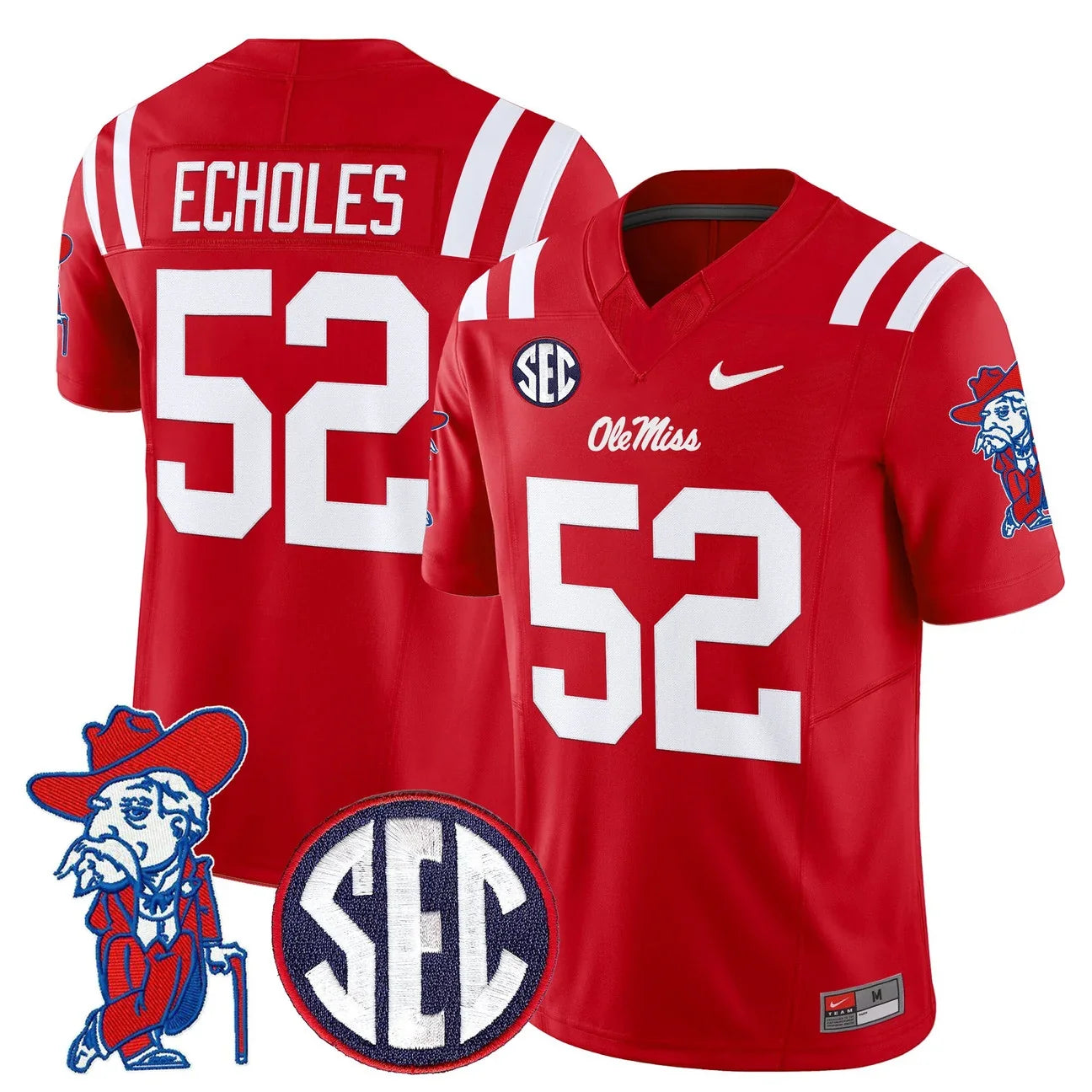 Men's Ole Miss Rebels 2026 Vapor Limited Jersey V2 - All Stitched