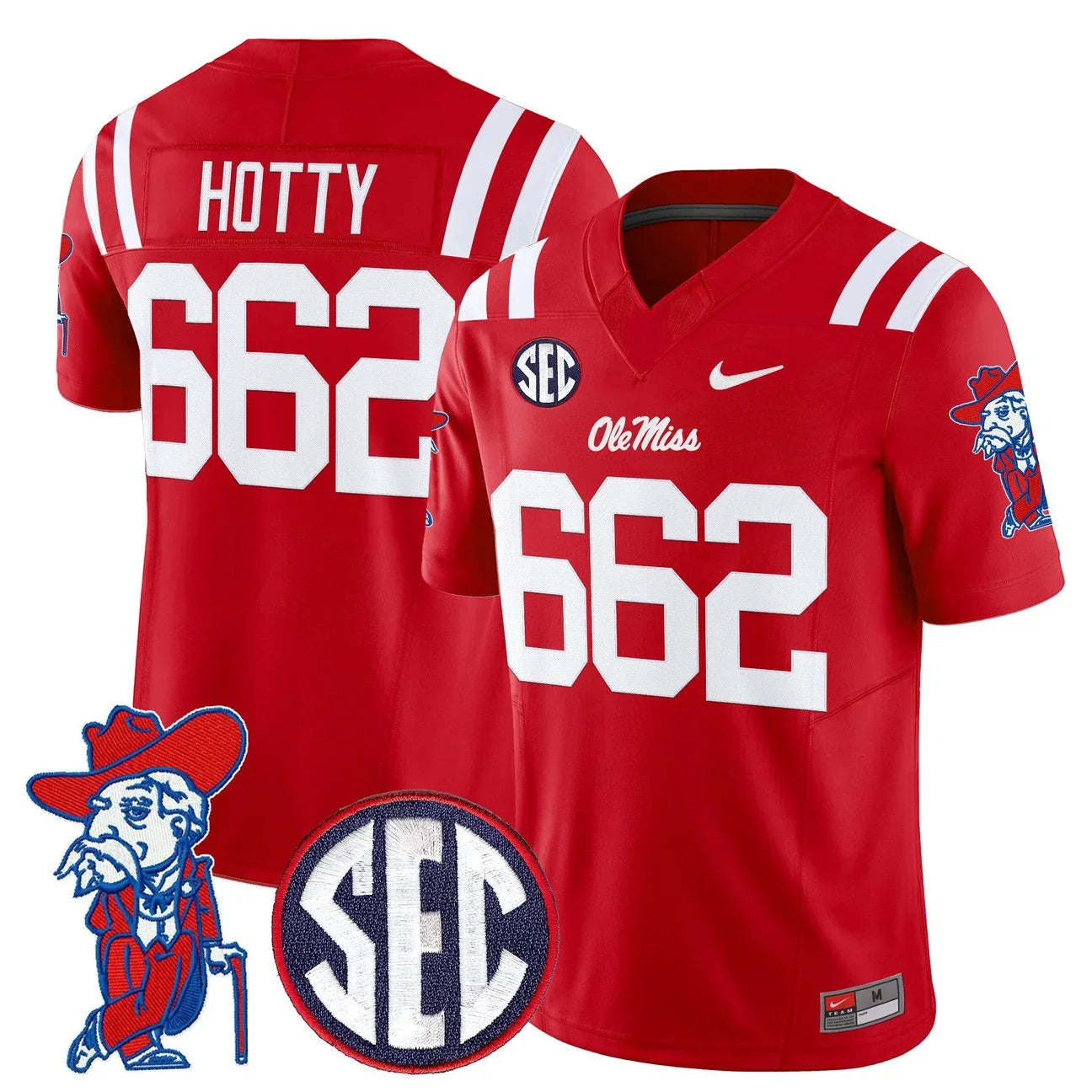 Men's Ole Miss Rebels 2026 Vapor Limited Jersey V2 - All Stitched