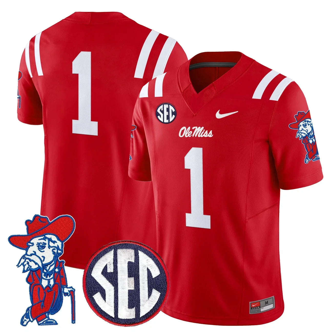 Men's Ole Miss Rebels 2026 Vapor Limited Jersey V2 - All Stitched