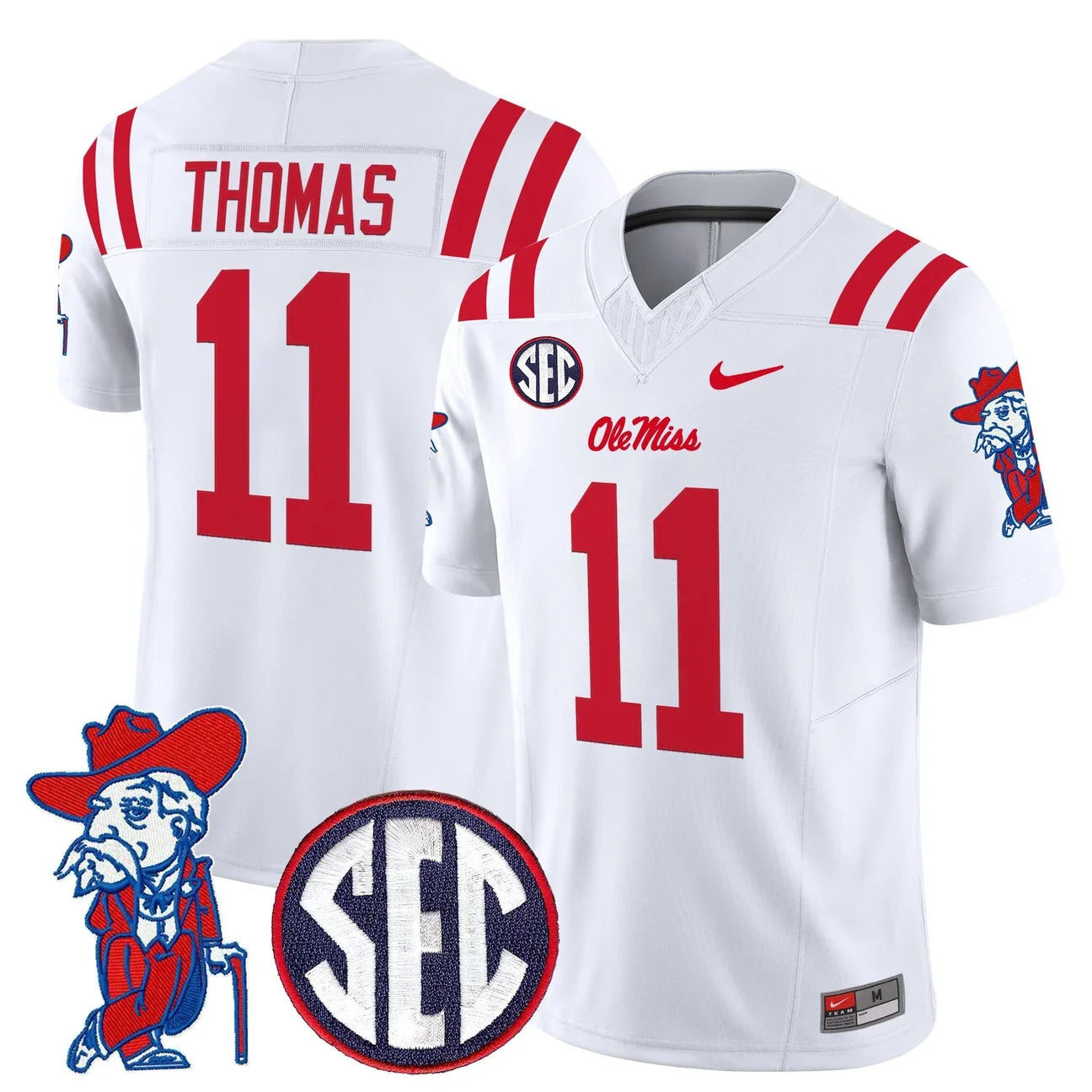 Men's Ole Miss Rebels 2026 Vapor Limited Jersey V2 - All Stitched