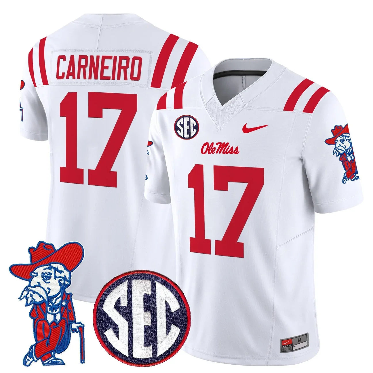 Men's Ole Miss Rebels 2026 Vapor Limited Jersey V2 - All Stitched