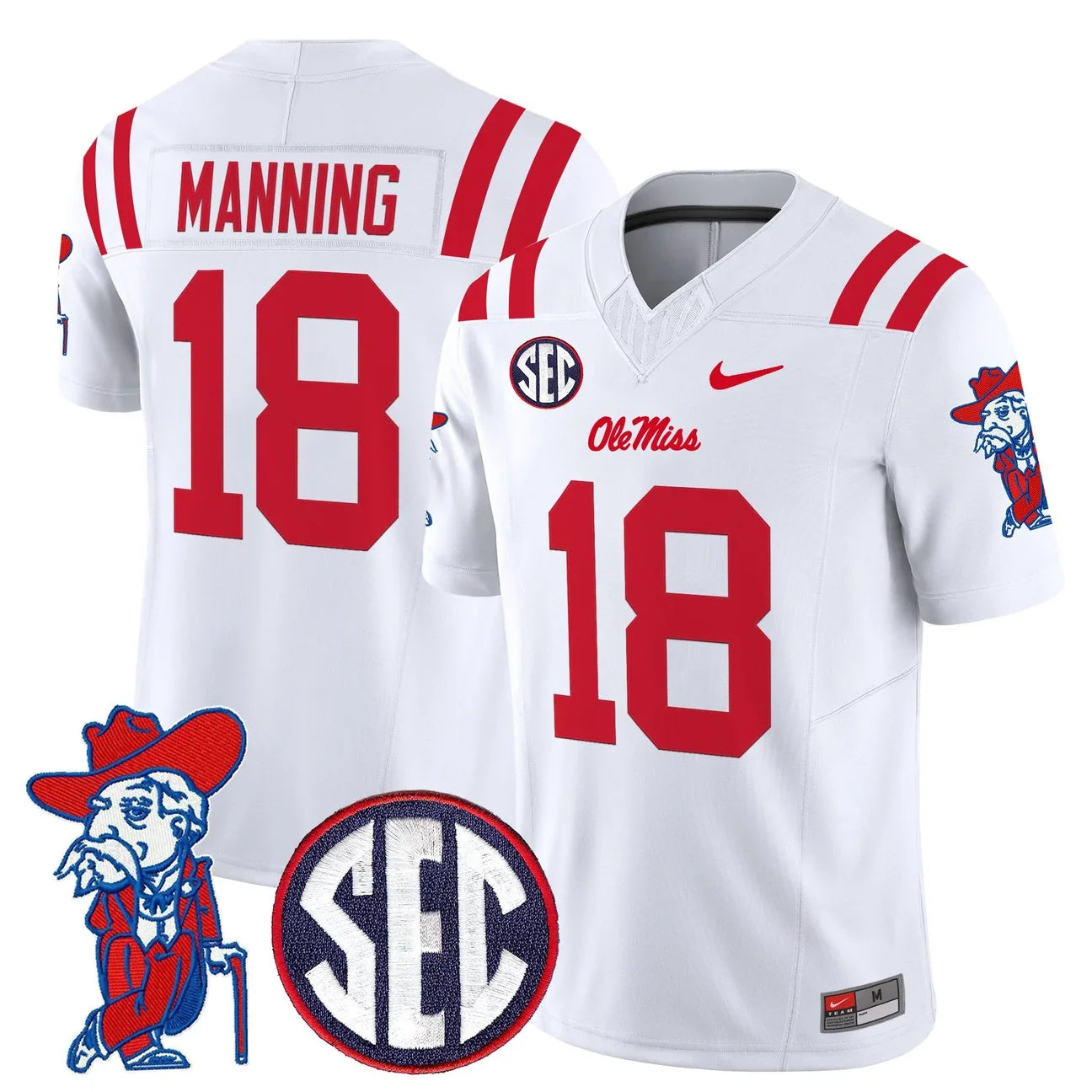 Men's Ole Miss Rebels 2026 Vapor Limited Jersey V2 - All Stitched