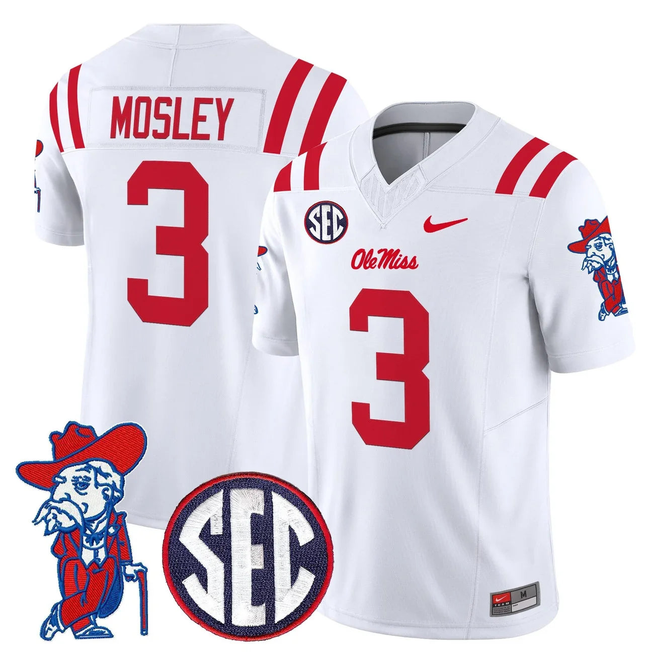 Men's Ole Miss Rebels 2026 Vapor Limited Jersey V2 - All Stitched