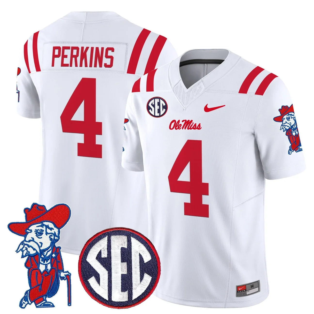 Ole Miss Rebels 2026 Vapor Limited Jersey in white