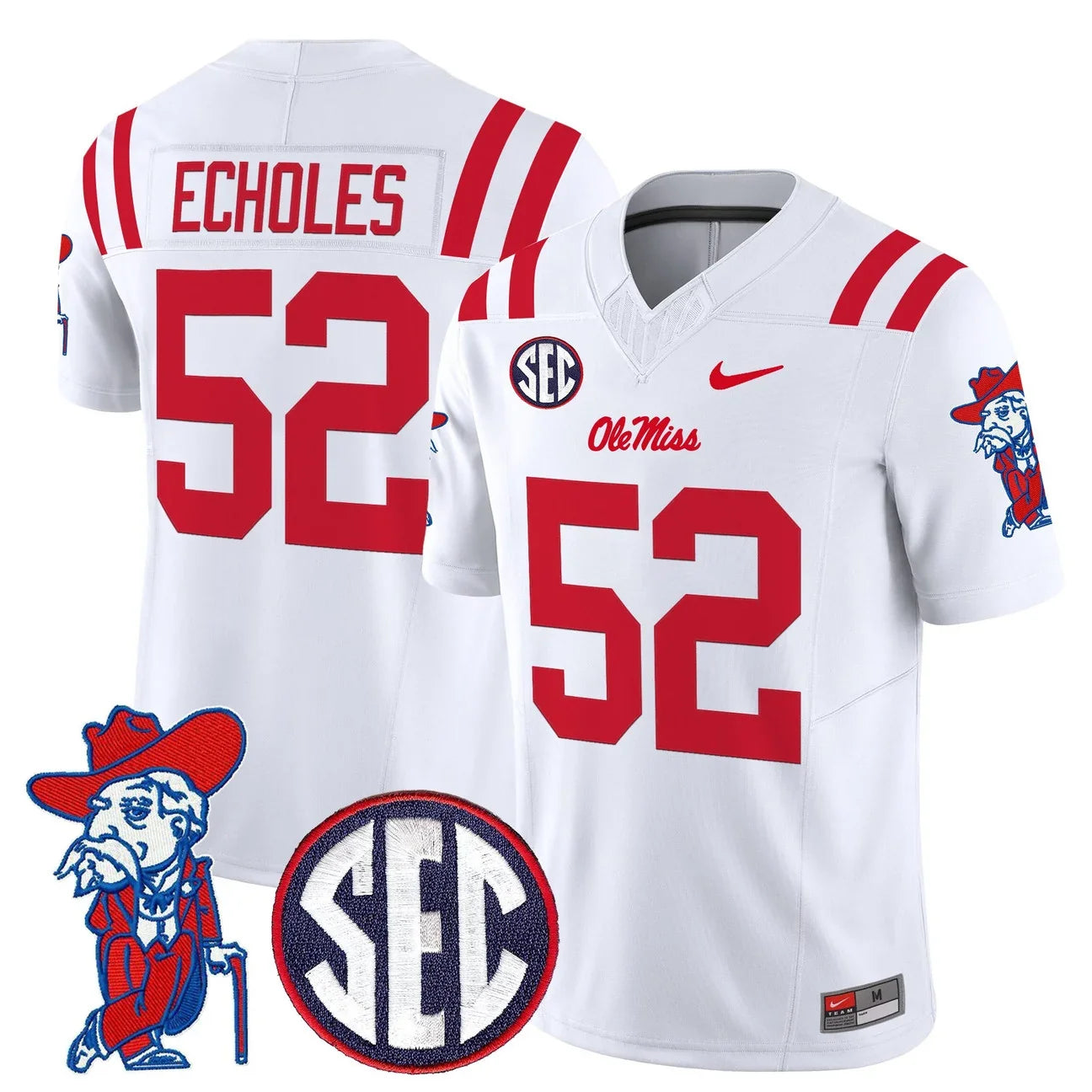 Men's Ole Miss Rebels 2026 Vapor Limited Jersey V2 - All Stitched