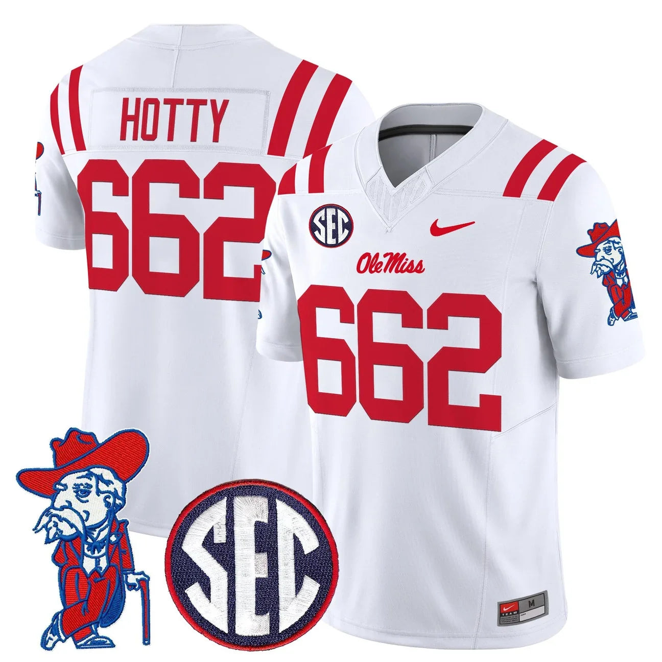 Men's Ole Miss Rebels 2026 Vapor Limited Jersey V2 - All Stitched