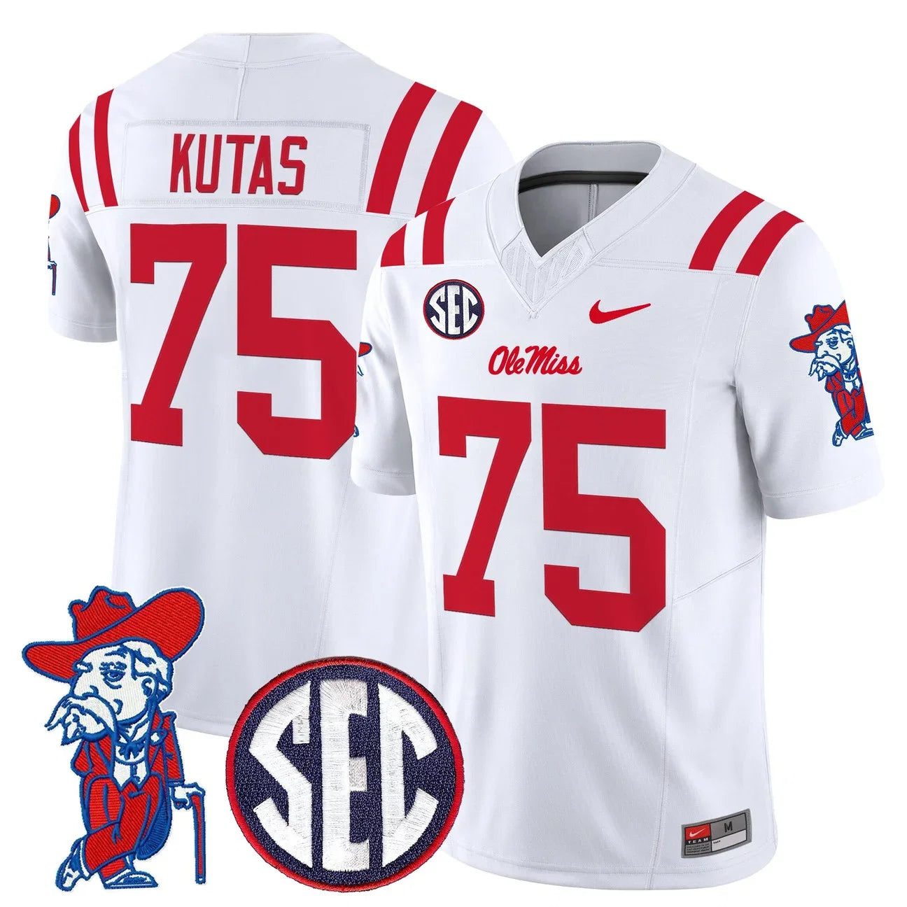Men's Ole Miss Rebels 2026 Vapor Limited Jersey V2 - All Stitched