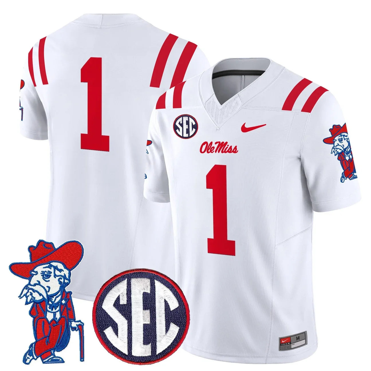 Men's Ole Miss Rebels 2026 Vapor Limited Jersey V2 - All Stitched