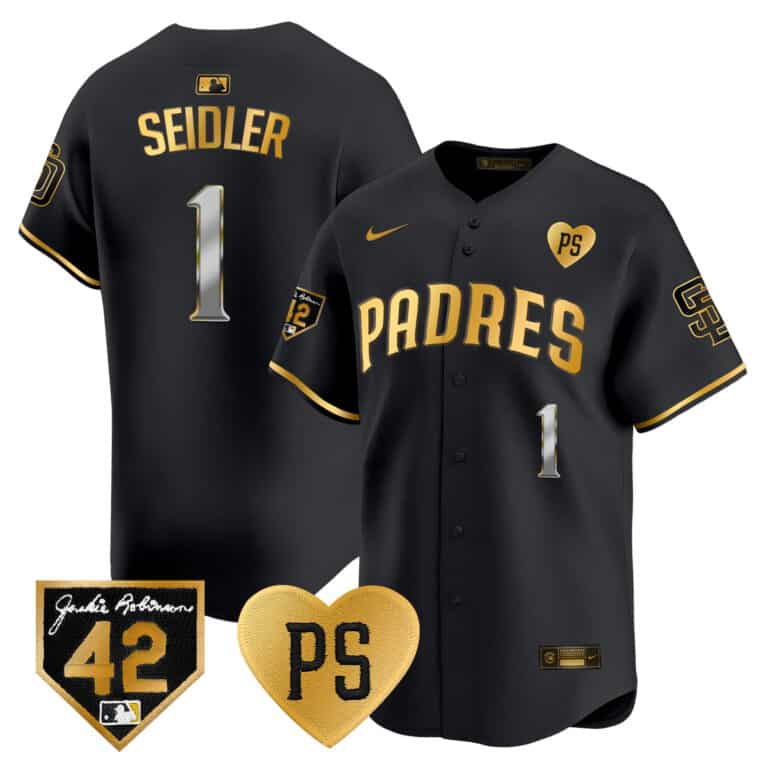Men’s Padres 2024 “For Peter” & Robinson Patch Vapor Premier Limited Jersey – All Stitched