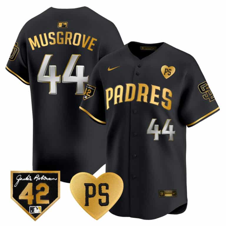 Men’s Padres 2024 “For Peter” & Robinson Patch Vapor Premier Limited Jersey – All Stitched