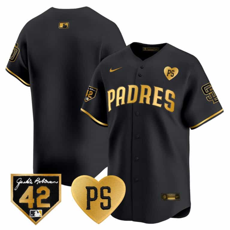 Men’s Padres 2024 “For Peter” & Robinson Patch Vapor Premier Limited Jersey – All Stitched